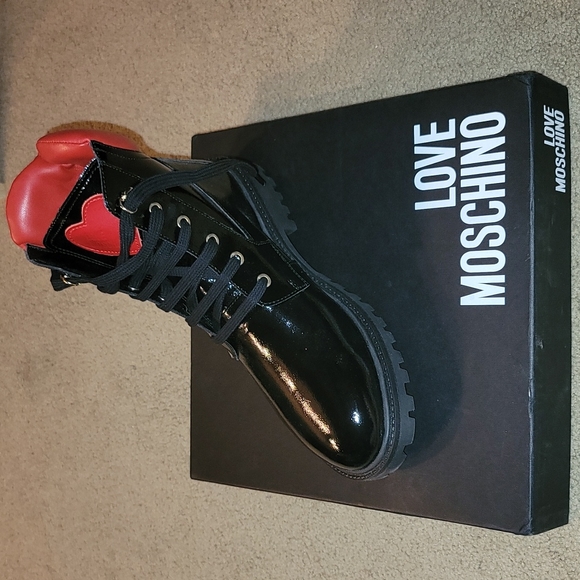 Love Moschino Shoes - Love Moschino ❤ Women's Ankle Boots, 8.5, Black Nero 000